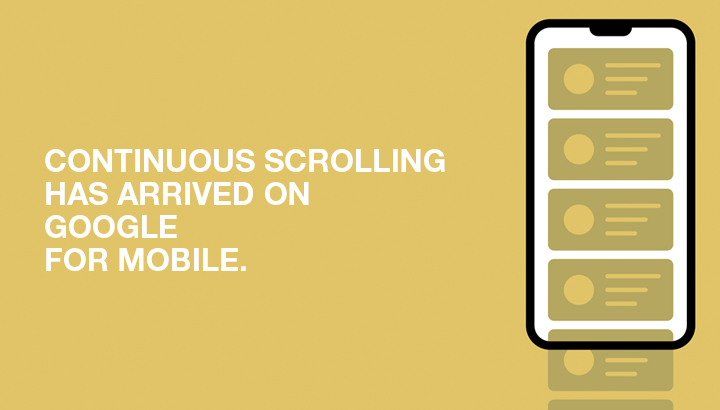 continuous scrolling on google